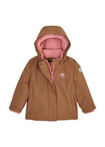 Kinder Funktionsjacke "FIOW 38 MNS JCKT", braun, sportlich, Gr. 98, FIRST INSTINCT BY Killtec, Oberstoff: 100% Polyester, Futter: 100% Polyester,