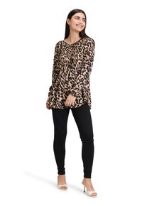 Betty Barclay Damen Schlupfbluse "Betty Barclay Schlupfbluse mit Plissee", schwarz, casual, Gr. 48, Obermaterial: 100% Polyester., Blusen