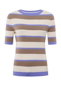 Brax Damen Strickpullover "Style Strickpullover", lila, Gr. 40, 50% Viskose, 35% Polyamid, 15% Wolle, Pullover