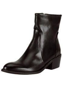 felmini Damen Stiefelette "felmini Stiefelette Leder", Gr. 37, schwarz, Leder, casual, Schuhe
