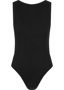 Urban Classics Damen Body "Urban Classics Damen Ladies Rib Tank Body", schwarz, Gr. S, 95% Baumwolle, 5% Elasthan, Bodies