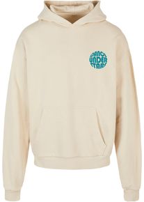 Merchcode Herren Kapuzensweatshirt "Merchcode Dance Under Stars Oversized Hoody", beige, Gr. XL, bedruckt, 100% Baumwolle, Sweatshirts