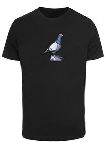 MisterTee Herren T-Shirt "MisterTee Herren Dove Sneaker Tee", schwarz, casual, Gr. S, unifarben, 100% Baumwolle, Shirts