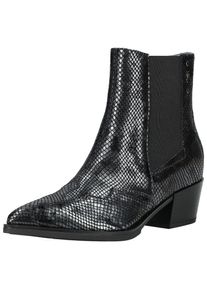 Nero Giardini Damen Bikerboots "Nero Giardini Stiefelette Leder/Textil", Gr. 37, schwarz, Leder, Textil, casual, Schuhe