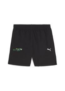 Puma Kinder Shorts "Super Puma Gewebte Shorts Jungen", schwarz, Gr. 164, bedruckt, Obermaterial: 100% Nylon; Tasche u2013 Oben: 100% Polyester, Hosen
