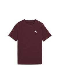 Puma Kinder T-Shirt "WARDROBE ESS T-Shirt Jungen"ruby shimmer rot, Gr. 128, Obermaterial: 100% Baumwolle; Rippe: 80% Baumwolle, 20% Polyester, Shirts