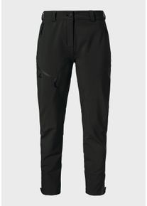Schöffel SCHÖFFEL Damen Outdoorhose "Hiking Pants Style Cascata WMS", schwarz, sportlich, Gr. 40, Oberstoff: 92% Polyester, 8% Elasthan, Hosen