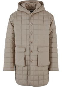 Urban Classics Herren Winterjacke "Urban Classics Herren Polar Fleece Lined Parka", beige, klassisch, Gr. L, unifarben, 100% Polyester, Jacken