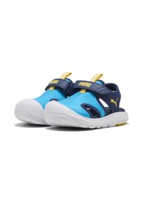 Puma Sandale "Fun Racer Sandalen Kinder", Gr. 23speed blau pelé gelb, Obermaterial: Synthetik, Textil; Futter: Textil; Innensohle: Synthetik;