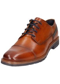 Bugatti Herren Schnürschuh "Bugatti Businessschuhe Nappaleder", Gr. 42, braun, Nappaleder, elegant, Schuhe