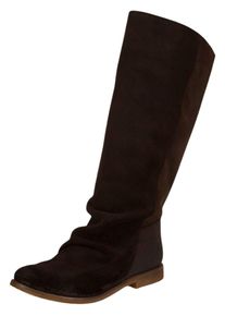 felmini Damen Stiefel "felmini Stiefel Veloursleder", Gr. 41, braun, Veloursleder, casual, Schuhe