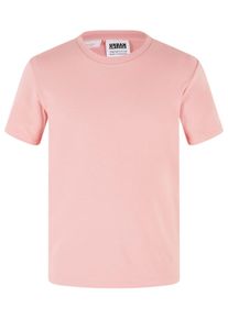 Urban Classics Mädchen T-Shirt "Urban Classics Damen Girls Stretch Jersey Tee", pink, casual, Gr. 158, unifarben, 95% Baumwolle, 5% Elasthan, Shirts