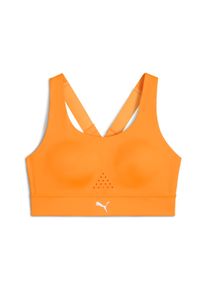 Puma Damen Sport-BH "PWRbreathe RUN BH Damen", Gr. XLheat fire orange, Obermaterial: 77% Polyester, 23% Elasthan; Futter: 87% Polyester, 13%