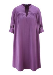 Peter Hahn - Kleid mit überschnittener Schulter, lila, Gr. 36 / S - Baumwolle
