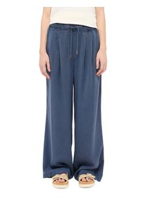 Mustang Damen 5-Pocket-Hose "Damen Style Mirabelle"5228 blau, casual, Gr. 38, unifarben, 100% Lyocell, Hosen