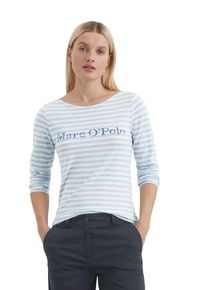 Marc O'Polo MARC O'POLO Damen Langarmshirt "aus Organic Cotton"multi, smooth sky, Basic, Gr. XXS, gestreift, Obermaterial: 100% Baumwolle, Shirts