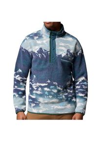 Fleecepullover Columbia Helvetia II Printed Half Snap Fleece Herren (Gr XL |blau)