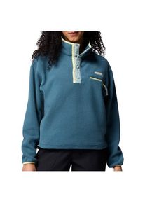 Columbia Helvetia II Cropped Half Snap Fleece Fleecepullover Damen Wandern (Gr S |blau)