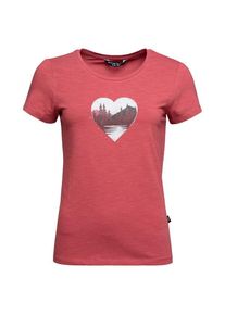 T-Shirt Chillaz Gandia Mountain Heart T-Shirt Damen (Gr 42 |rot)