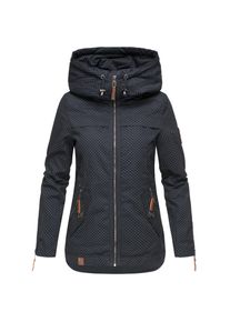 Navahoo Damen Moderner Outdoorjacke Übergangsparka aus Baumwolle mit Kapuze Wekoo
