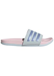 Adidas Adilette Comfort Badge of Sports Sandalen Damen Alltag (Gr 39 1/3 |grau)