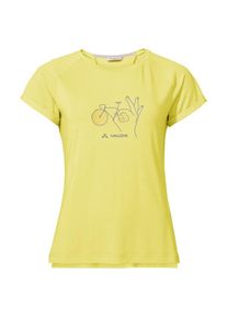 T-Shirt Vaude Cyclist 2 Damen (Gr 38 |gelb)