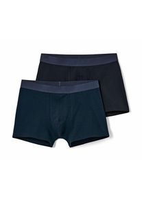 Tchibo - 2 Slipboxer - Herren - Gr. M/5 - dunkelblau/gestreift