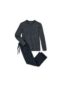 Tchibo - Pyjama-Set - Herren - Gr. M - dunkelblau/gestreift