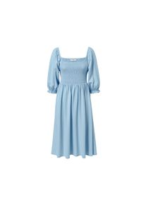Tchibo - Jerseykleid mit Puff&auml;rmeln - Damen - Gr. XL - hellblau