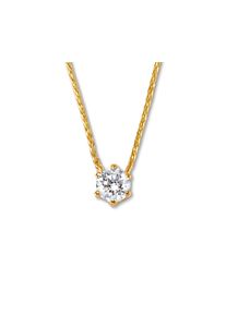 Tchibo - 585 Gold-Kette mit Brillantanh&auml;nger - gold