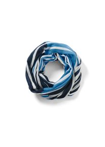 Tchibo - Gestreifter Loop-Schal - dunkelblau