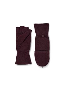 Tchibo - Strickfleece-Klappf&auml;ustlinge - Unisex - Gr. 7,5 - bordeaux