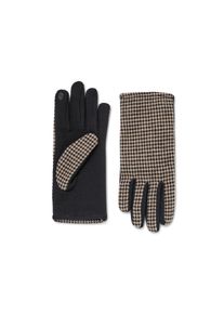Tchibo - Handschuhe im Materialmix - Damen - Gr. 8 - schwarz/jacquard