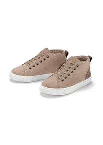 Tchibo - Gef&uuml;tterter Veloursleder-Sneaker - Damen - Gr. 37 - beige
