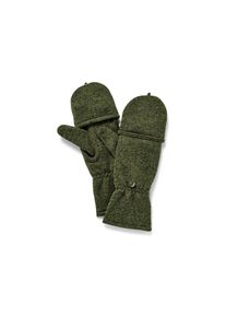 Tchibo - Strickfleece-Klappf&auml;ustlinge - Unisex - Gr. 7,5 - khaki