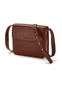 Tchibo - Leder-Umh&auml;ngetasche &raquo;Goldpfeil&laquo; - braun