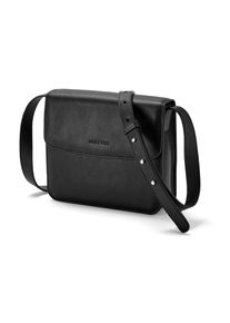 Tchibo - Leder-Umh&auml;ngetasche &raquo;Goldpfeil&laquo; - schwarz