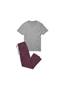 Tchibo - Pyjama - Herren - Gr. S - weinrot