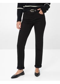 Brax Damen Five-Pocket-Hose Style MARY BLACK, schwarz, Gr. 34