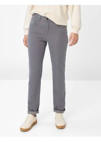 Brax Damen Five-Pocket-Hose Style CAROLA SMOKE GREY, grau, Gr. 42K