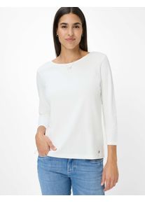 Brax Damen Shirt Style CIRA M offwhite, cremeweiß, Gr. 40