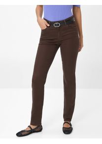 Brax Damen Five-Pocket-Hose Style SHAKIRA DARK CHOCOLATE, perma braun, Gr. 46