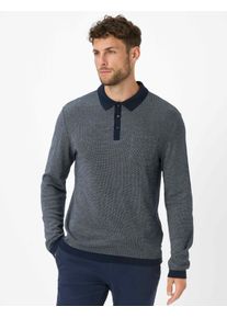 Brax Herren Langarmshirt Style PAROS navy, dunkelblau, Gr. XXXL