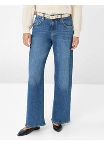 Brax Damen Five-Pocket-Hose Style MORGAN USED REGULAR BLUE, denim blau, Gr. 38L