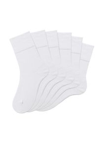 H.I.S. H.I.S Socken weiß Gr. 35-38 für Damen. Elastisch. Nachhaltig.