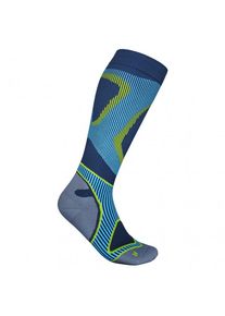 Bauerfeind Sports Run Performance Compression Socks Kompressionssocken Herren (Gr 41-43 - S: 31-36 cm |blau)