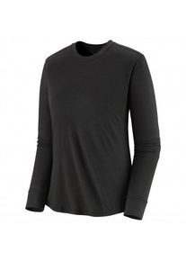 Patagonia L/S Cap Cool Merino Shirt Merinoshirt Damen (Gr M |schwarz)