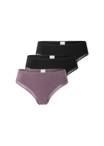 Schiesser Damen Tanga Cheeky String 3er Pack