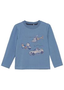 Minymo T-Shirt L/S Longsleeve Kinder (Größe 116 |blau)