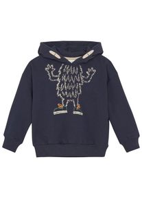 Minymo Sweatshirt L/S No 134014 Hoodie Kinder (Gr 152 |blau)